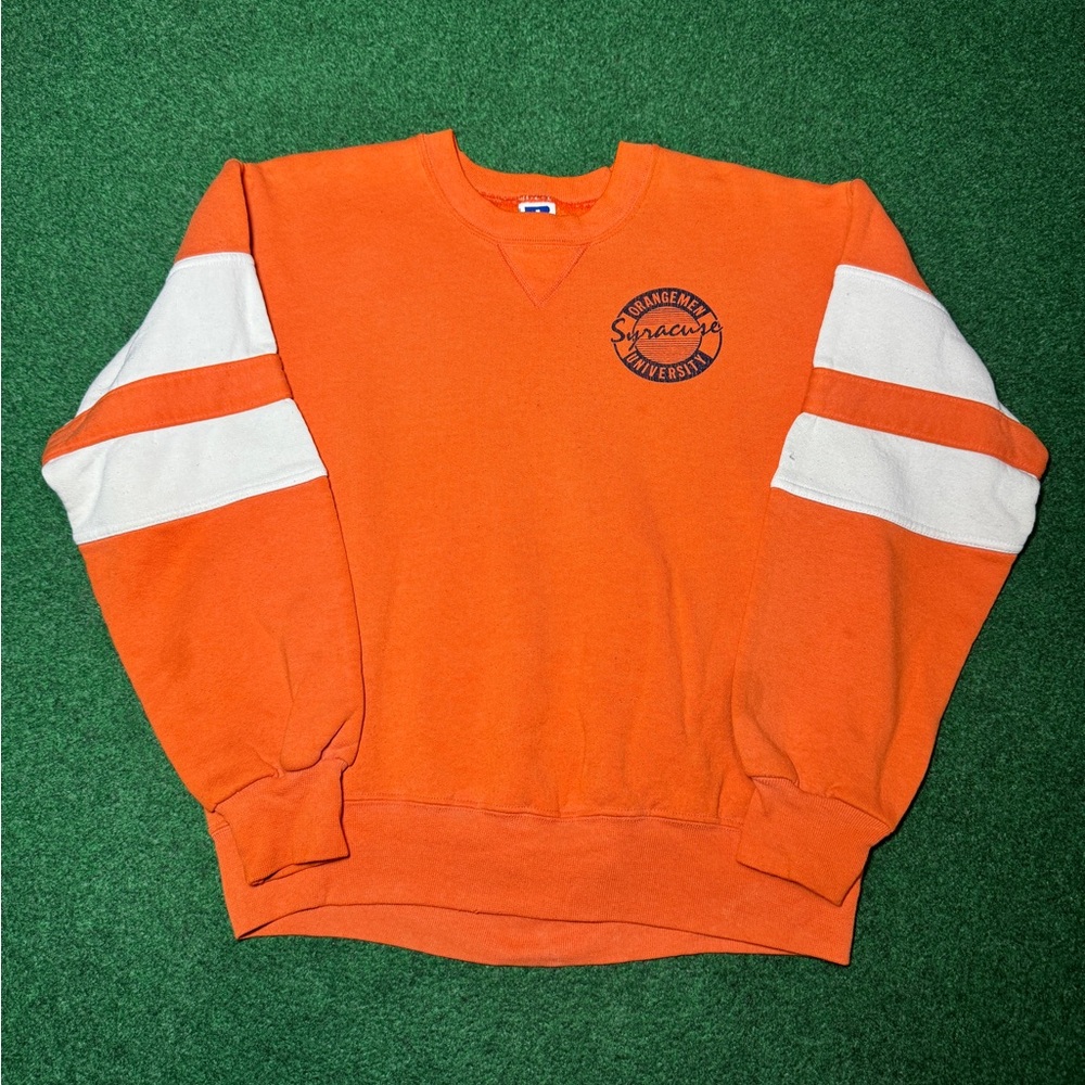 Syracuse Vintage Russell Athletic Crewneck 90s 22x24 Small College Sweatshirt